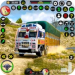 indian truck offroad cargo 3d android application logo